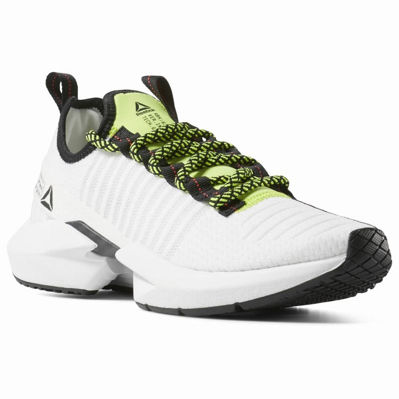 Pantofi Sport Reebok Sole Fury Barbati Albi/Negrii/Verzi Deschis Romania ZI4640OG